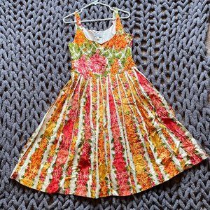 Isaac Mizrahi Floral Print Garden Party Dress